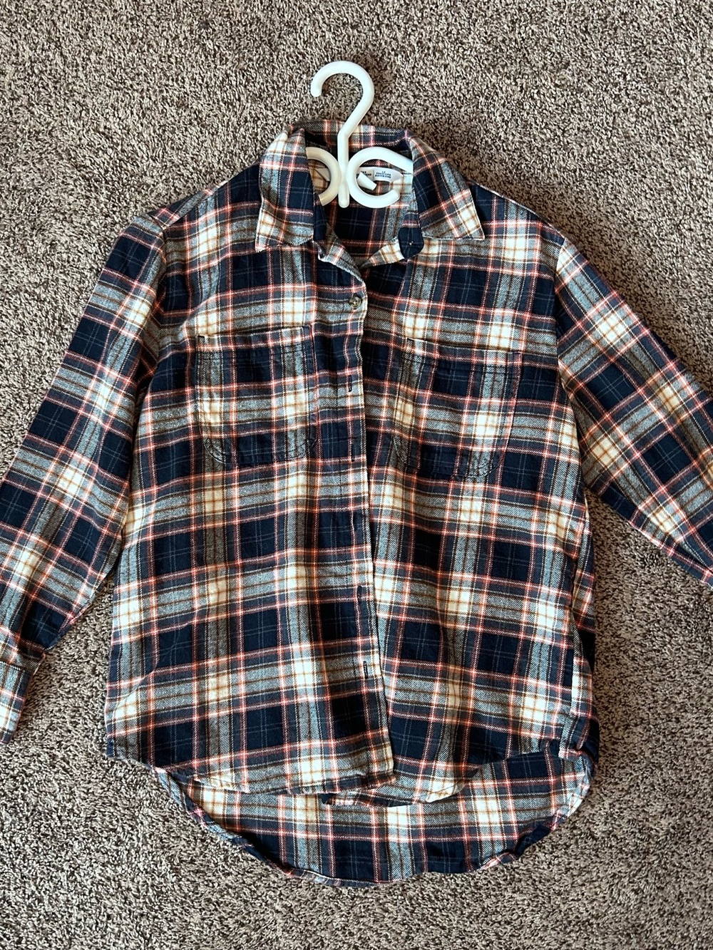 Old Navy Flannel Boyfriend Shirt New